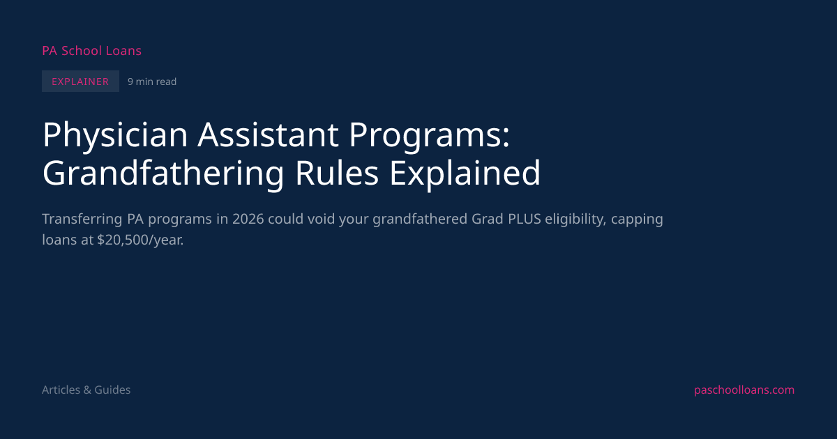 Physician Assistant Programs: Grandfathering Rules Explained | PA ...